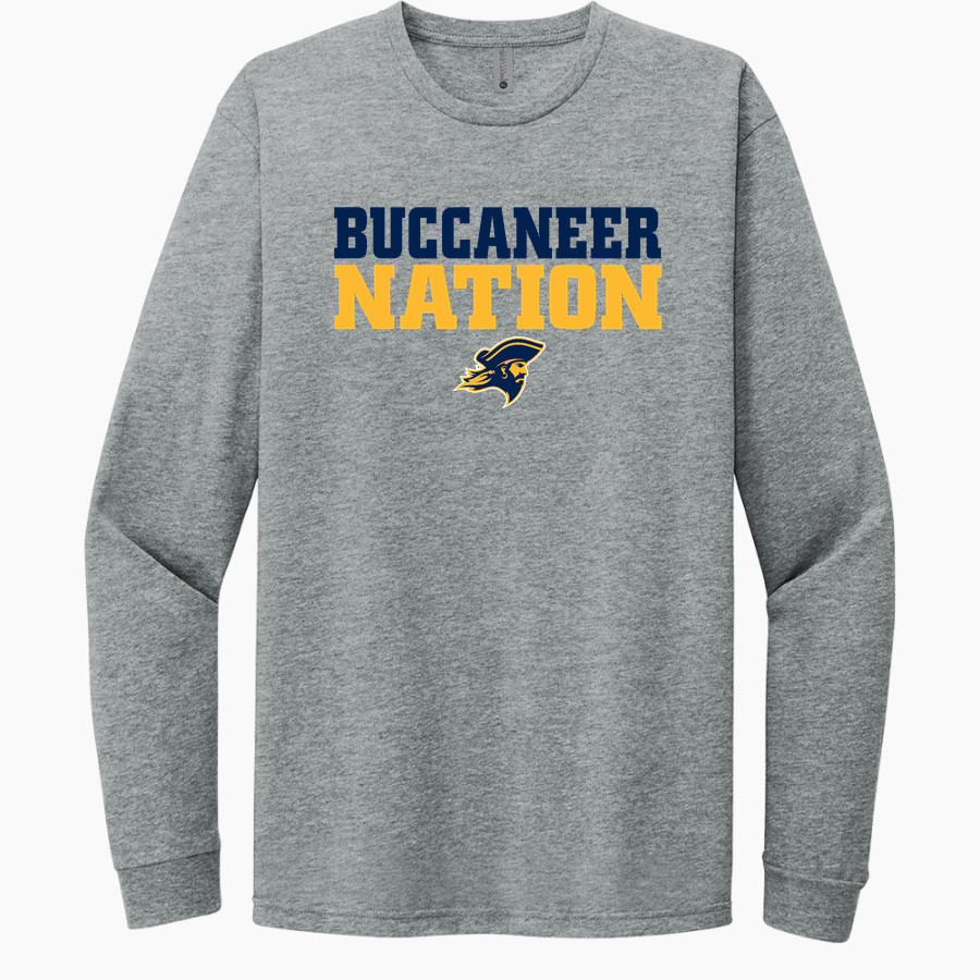 UNIVERSITY HIGH SCHOOL BUCCANEERS <span class="pdp-name-mascot">UNIVERSITY BUCCANEERS</span> Next Level Apparel CVC Unisex Long Sleeve Tee