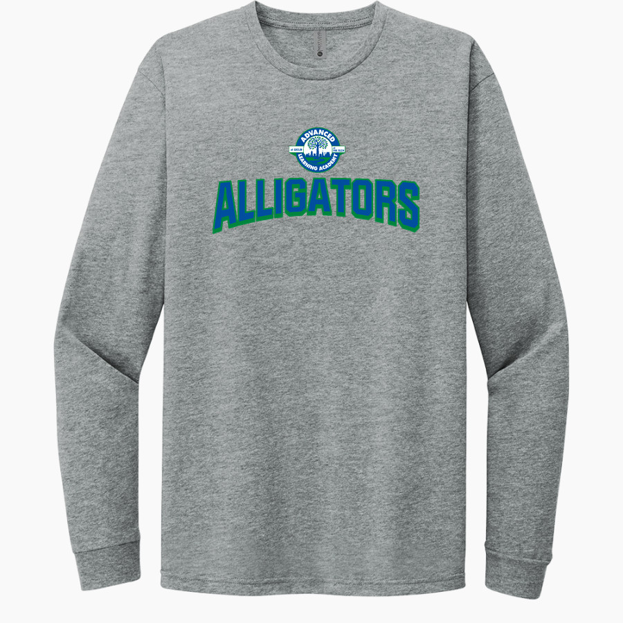 Advanced Learning Academy Alligators Next Level Apparel CVC Unisex Long Sleeve Tee