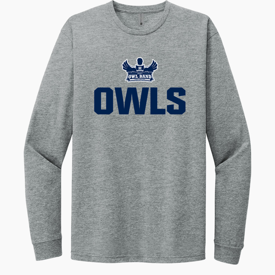 HONDO HIGH SCHOOL OWLS <span class="pdp-name-mascot">HONDO OWLS</span> Next Level Apparel CVC Unisex Long Sleeve Tee