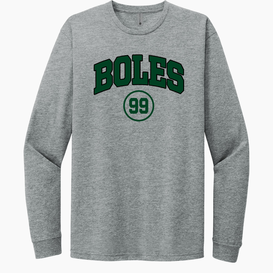 BOLES HIGH SCHOOL HORNETS Next Level Apparel CVC Unisex Long Sleeve Tee