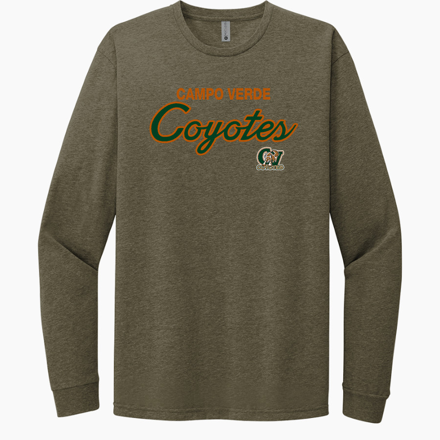 CAMPO VERDE HIGH SCHOOL COYOTES <span class="pdp-name-mascot">CAMPO VERDE COYOTES</span> Next Level Apparel CVC Unisex Long Sleeve Tee