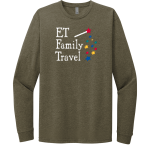 ET Family Travel ET Family Travel <span class="pdp-name-mascot">ET Family Travel</span> Next Level Apparel CVC Unisex Long Sleeve Tee Front Thumbnail