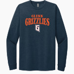 Glenn Grizzlies <span class="pdp-name-mascot">Tom Glenn Grizzlies</span> Next Level Apparel CVC Unisex Long Sleeve Tee Front Thumbnail