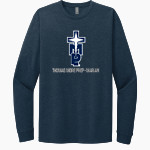THOMAS MORE PREP-MARIAN HIGH SCHOOL MONARCHS <span class="pdp-name-mascot">THOMAS MORE PREP - MARIAN MONARCHS</span> Next Level Apparel CVC Unisex Long Sleeve Tee Front Thumbnail
