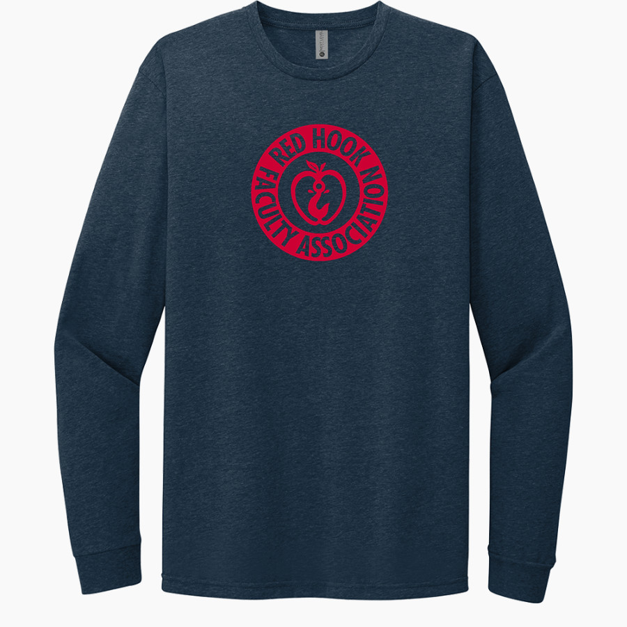 Red Hook Faculty Association RHFA Next Level Apparel CVC Unisex Long Sleeve Tee