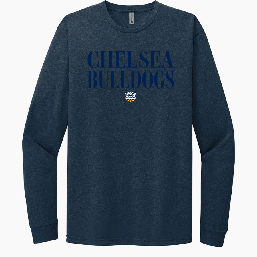 CHELSEA HIGH SCHOOL BULLDOGS <span class="pdp-name-mascot">CHELSEA BULLDOGS</span> Next Level Apparel CVC Unisex Long Sleeve Tee