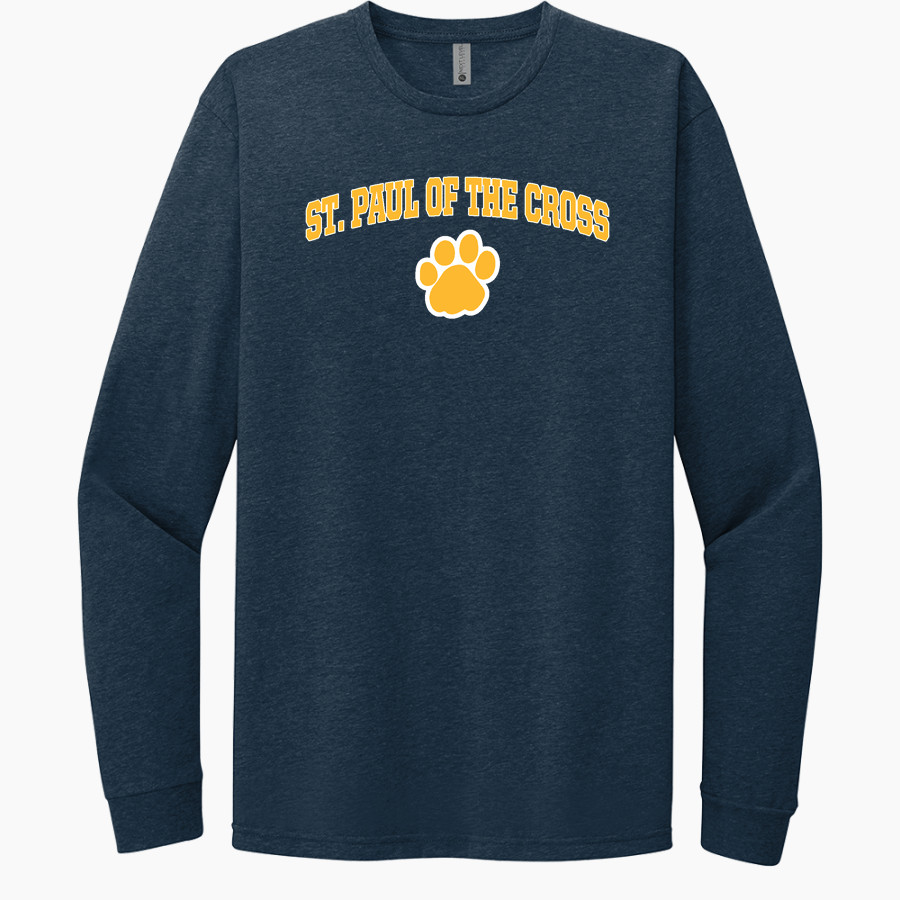 St. Paul of The Cross Tigers Next Level Apparel CVC Unisex Long Sleeve Tee