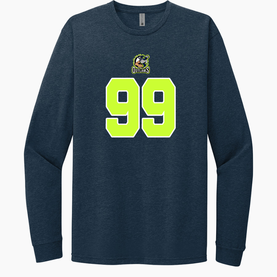 Ocean State Outlaws Outlaws <span class="pdp-name-mascot">Ocean State Outlaws</span> Next Level Apparel CVC Unisex Long Sleeve Tee