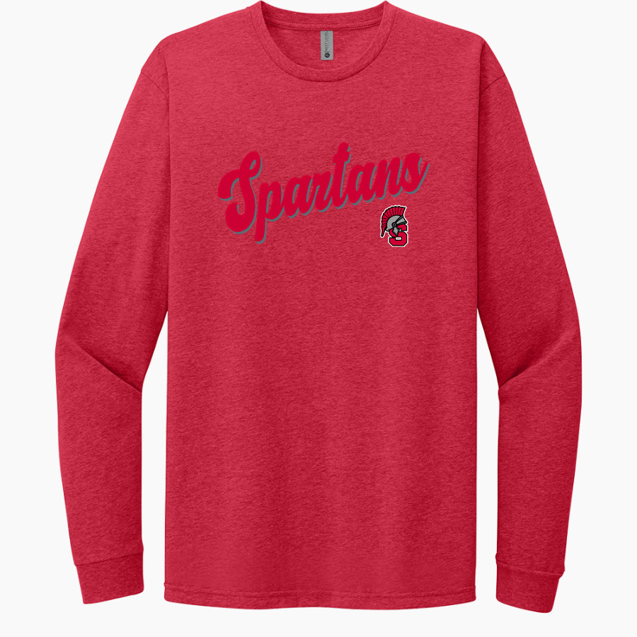 SPRINGFIELD SPARTANS The Online Store Next Level Apparel CVC Unisex Long Sleeve Tee