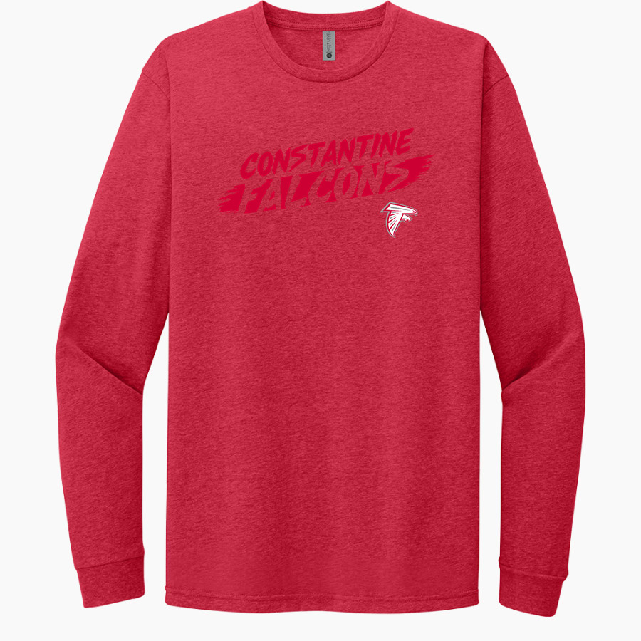 CONSTANTINE HIGH SCHOOL FALCONS <span class="pdp-name-mascot">CONSTANTINE FALCONS</span> Next Level Apparel CVC Unisex Long Sleeve Tee