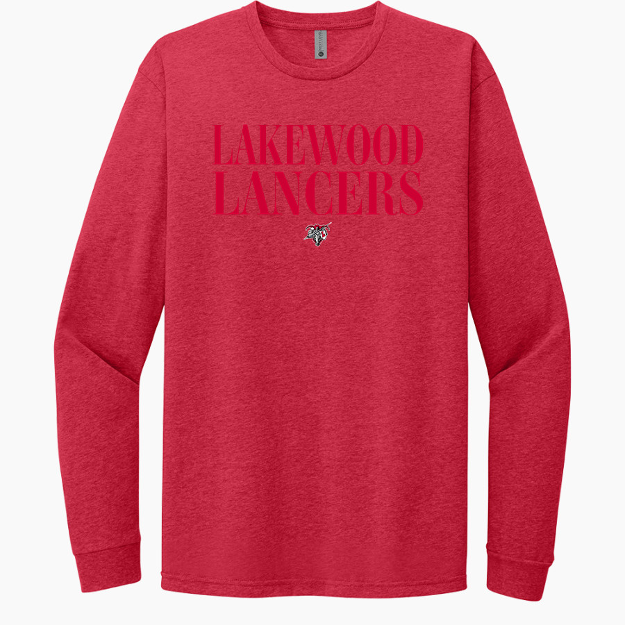 LAKEWOOD HIGH SCHOOL LANCERS <span class="pdp-name-mascot">LAKEWOOD LANCERS</span> Next Level Apparel CVC Unisex Long Sleeve Tee