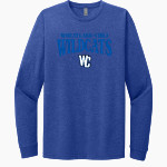 Wheatland-Chili Wildcats Next Level Apparel CVC Unisex Long Sleeve Tee Front Thumbnail