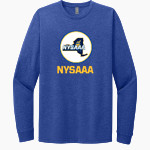 New York State Athletic Administrators Association <span class="pdp-name-mascot">New York State Athletic Administrators Association</span> Next Level Apparel CVC Unisex Long Sleeve Tee Front Thumbnail