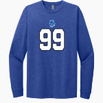 VIRGINIA HIGH SCHOOL BLUE DEVILS Next Level Apparel CVC Unisex Long Sleeve Tee Front Thumbnail