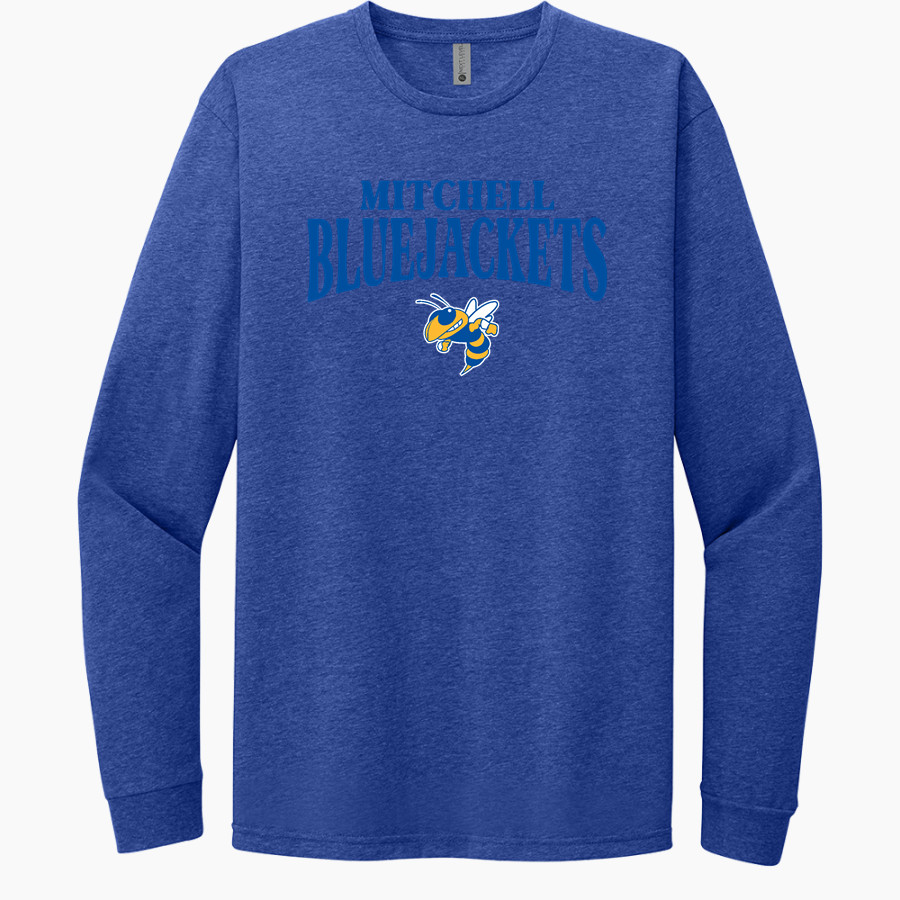 Mitchell Bluejackets <span class="pdp-name-mascot">Mitchell High School Bluejackets</span> Next Level Apparel CVC Unisex Long Sleeve Tee