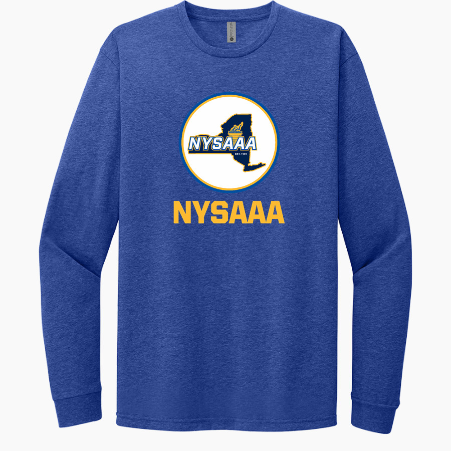 New York State Athletic Administrators Association <span class="pdp-name-mascot">New York State Athletic Administrators Association</span> Next Level Apparel CVC Unisex Long Sleeve Tee