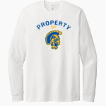 HIGHLAND HIGH SCHOOL TROJANS <span class="pdp-name-mascot">HIGHLAND TROJANS</span> Next Level Apparel CVC Unisex Long Sleeve Tee Front Thumbnail