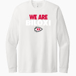 BILOXI HIGH SCHOOL INDIANS Next Level Apparel CVC Unisex Long Sleeve Tee Front Thumbnail