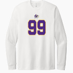 YORK CENTRAL SCHOOL GOLDEN KNIGHTS Next Level Apparel CVC Unisex Long Sleeve Tee Front Thumbnail