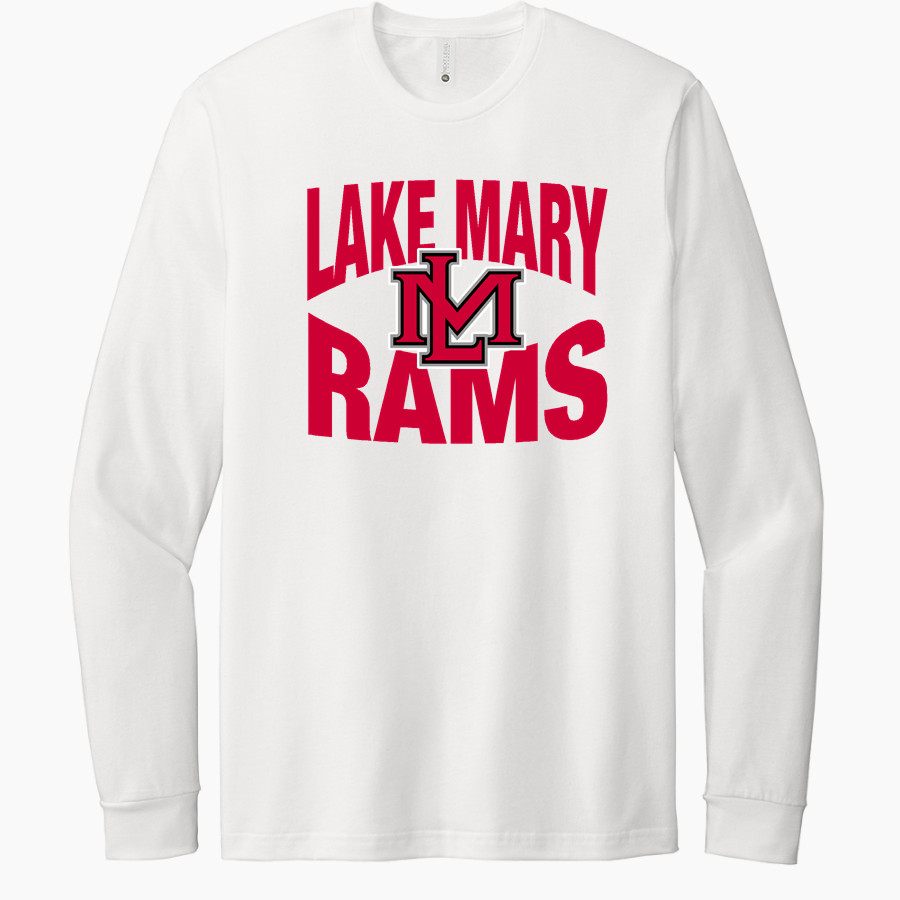 Lake Mary Rams Next Level Apparel CVC Unisex Long Sleeve Tee