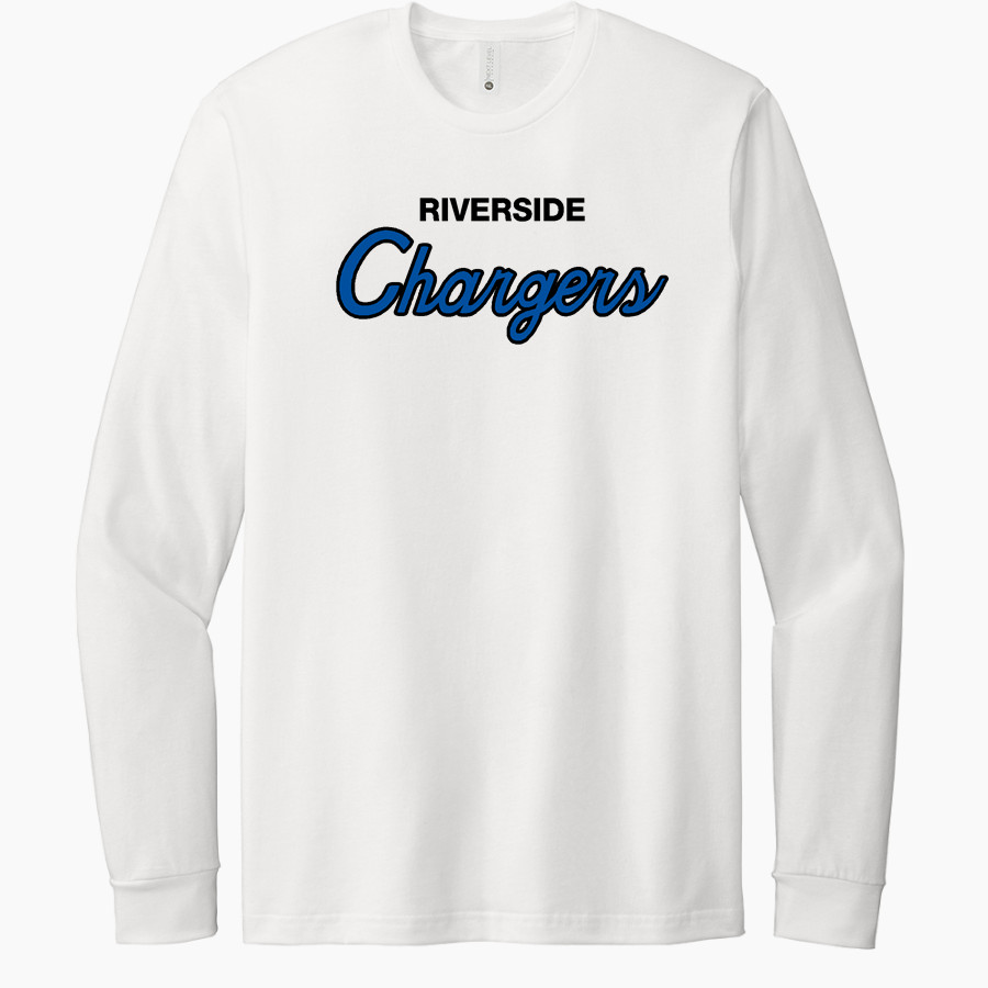 RIVERSIDE PUBLIC SCHOOLS Chargers <span class="pdp-name-mascot">Riverside Chargers</span> Next Level Apparel CVC Unisex Long Sleeve Tee
