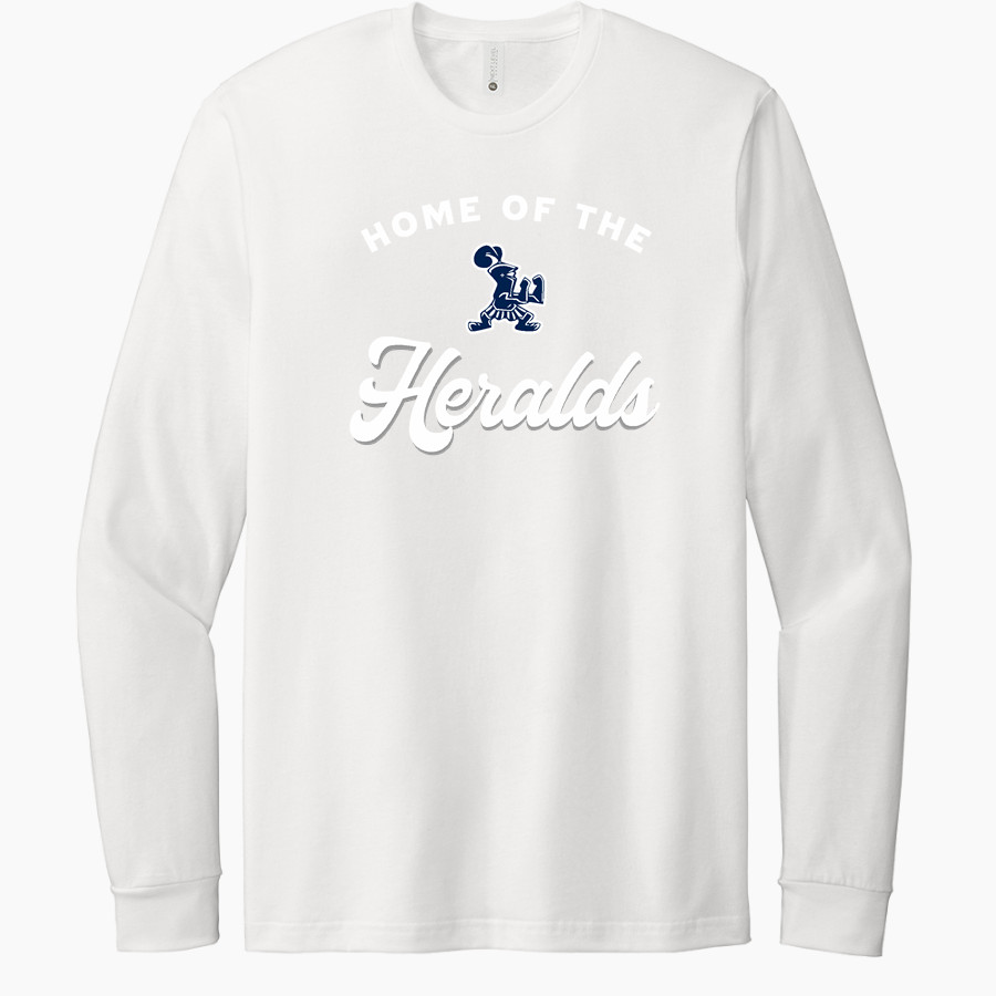 SAINT JOHN HERALDS <span class="pdp-name-mascot">SAINT JOHN HERALDS</span> Next Level Apparel CVC Unisex Long Sleeve Tee