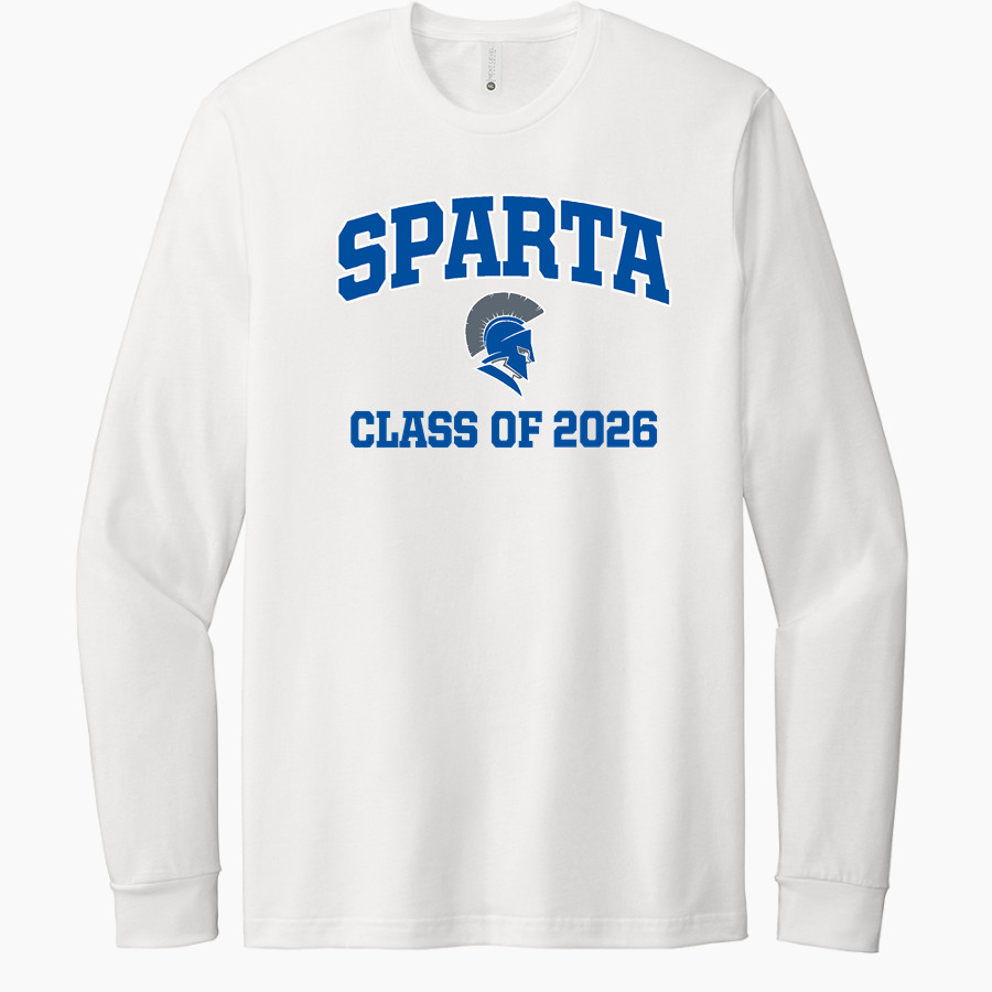 SPARTA HIGH SCHOOL SPARTANS <span class="pdp-name-mascot">SPARTA SPARTANS</span> Next Level Apparel CVC Unisex Long Sleeve Tee