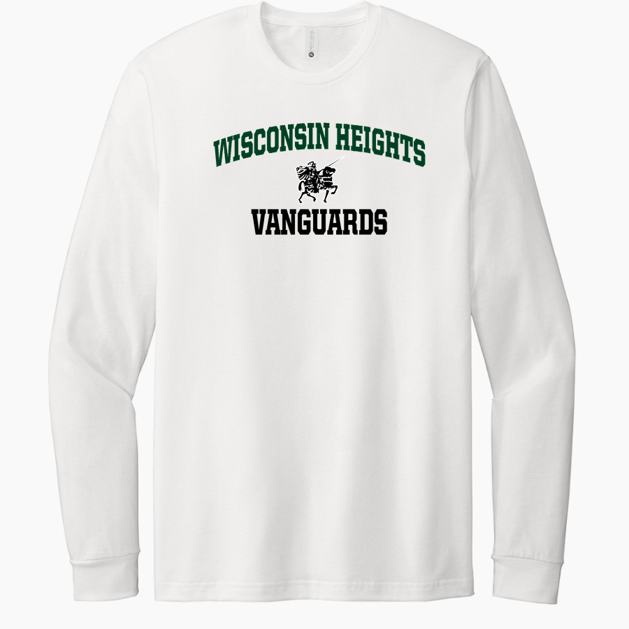 Wisconsin Heights High School Vanguards <span class="pdp-name-mascot">Wisconsin Heights High School</span> Next Level Apparel CVC Unisex Long Sleeve Tee