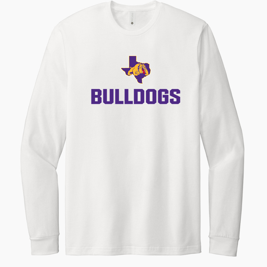 ANTON HIGH SCHOOL BULLDOGS Next Level Apparel CVC Unisex Long Sleeve Tee
