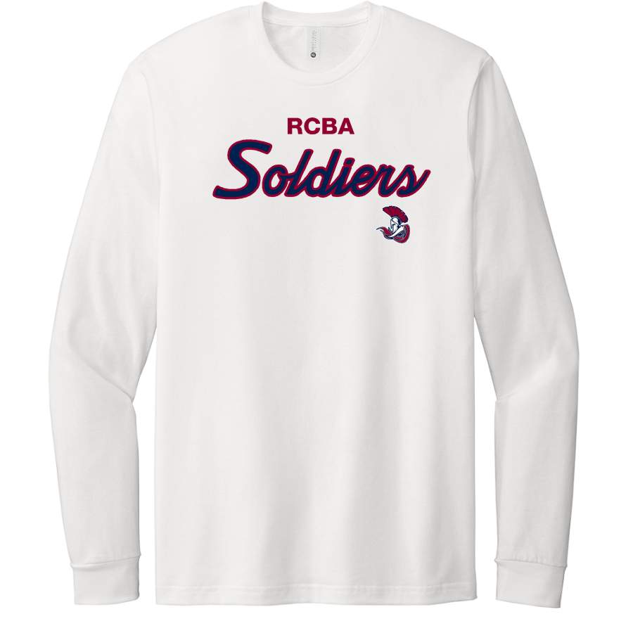 River City Believers Soldiers <span class="pdp-name-mascot">River City Believers Academy Soldiers</span> Next Level Apparel CVC Unisex Long Sleeve Tee