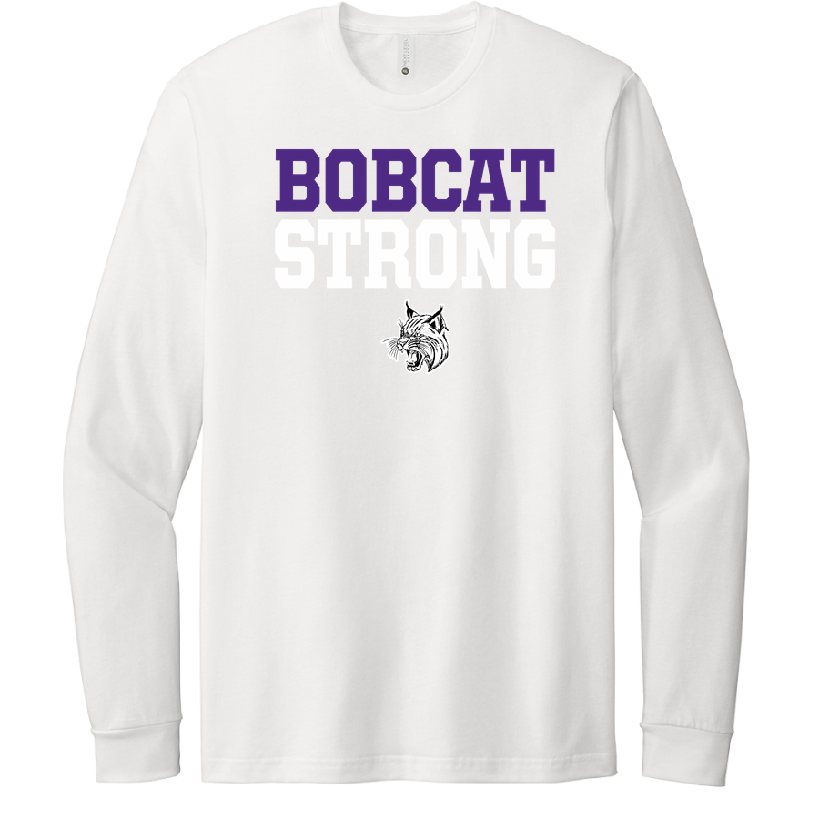 HYDRO-EAKLY HIGH SCHOOL BOBCATS <span class="pdp-name-mascot">HYDRO - EAKLY BOBCATS</span> Next Level Apparel CVC Unisex Long Sleeve Tee