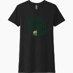 Plainfield East Bengals Next Level Women's CVC Tee Front Thumbnail