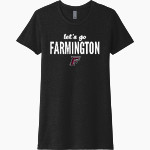 Farmington High School River Hawks Next Level Women's CVC Tee Front Thumbnail