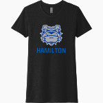 Hamilton Big Blue <span class="pdp-name-mascot">Hamilton Bull Dogs</span> Next Level Women's CVC Tee Front Thumbnail