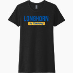 DIME BOX HIGH SCHOOL LONGHORNS <span class="pdp-name-mascot">DIME BOX LONGHORNS</span> Next Level Women's CVC Tee Front Thumbnail