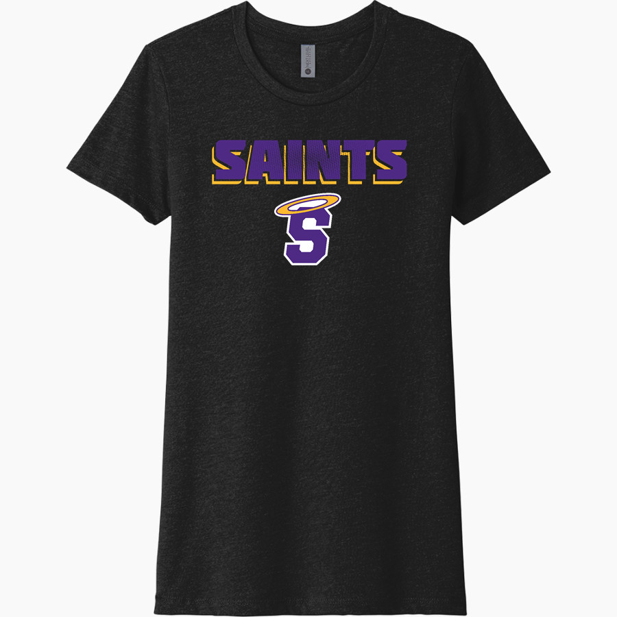 SARATOGA CENTRAL CATHOLIC HIGH SAINTS Next Level Women's CVC Tee