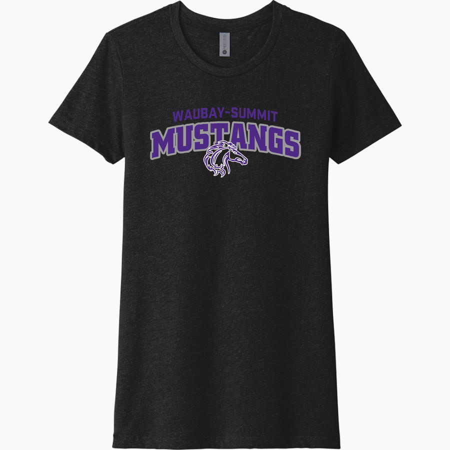Waubay-Summit Mustangs Next Level Women's CVC Tee