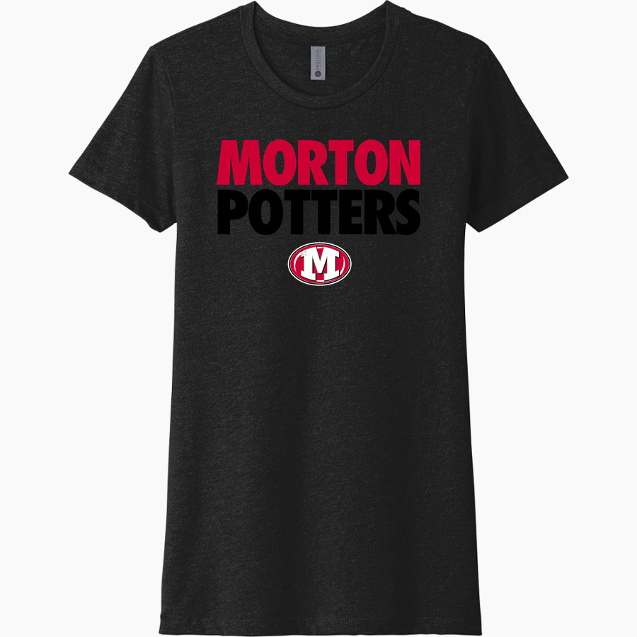 Morton Potters <span class="pdp-name-mascot">Morton Potters</span> Next Level Women's CVC Tee