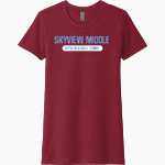 Skyview Eagles Next Level Women's CVC Tee Front Thumbnail