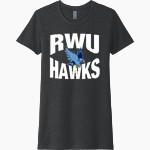 Roger Williams University Hawks Next Level Women's CVC Tee Front Thumbnail