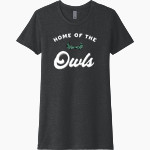 Mid-Pacific Owls <span class="pdp-name-mascot">Mid-Pacific Owls</span> Next Level Women's CVC Tee Front Thumbnail