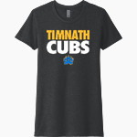 Timnath High School Cubs Next Level Women's CVC Tee Front Thumbnail