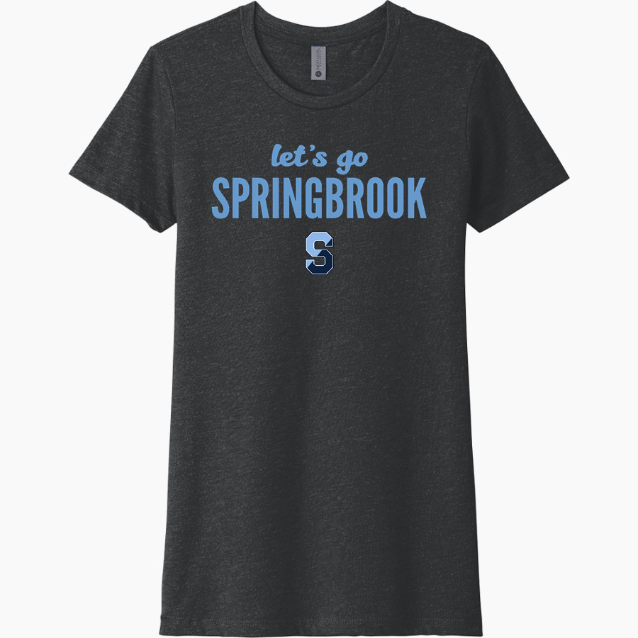 Springbrook Blue Devils <span class="pdp-name-mascot">Springbrook Blue Devils</span> Next Level Women's CVC Tee