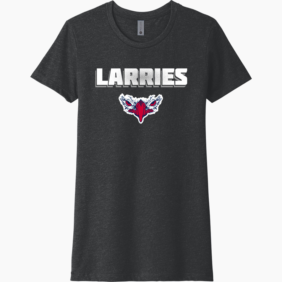 SAINT LAWRENCE CENTRAL HIGH SCHOOL LARRIES Next Level Women's CVC Tee