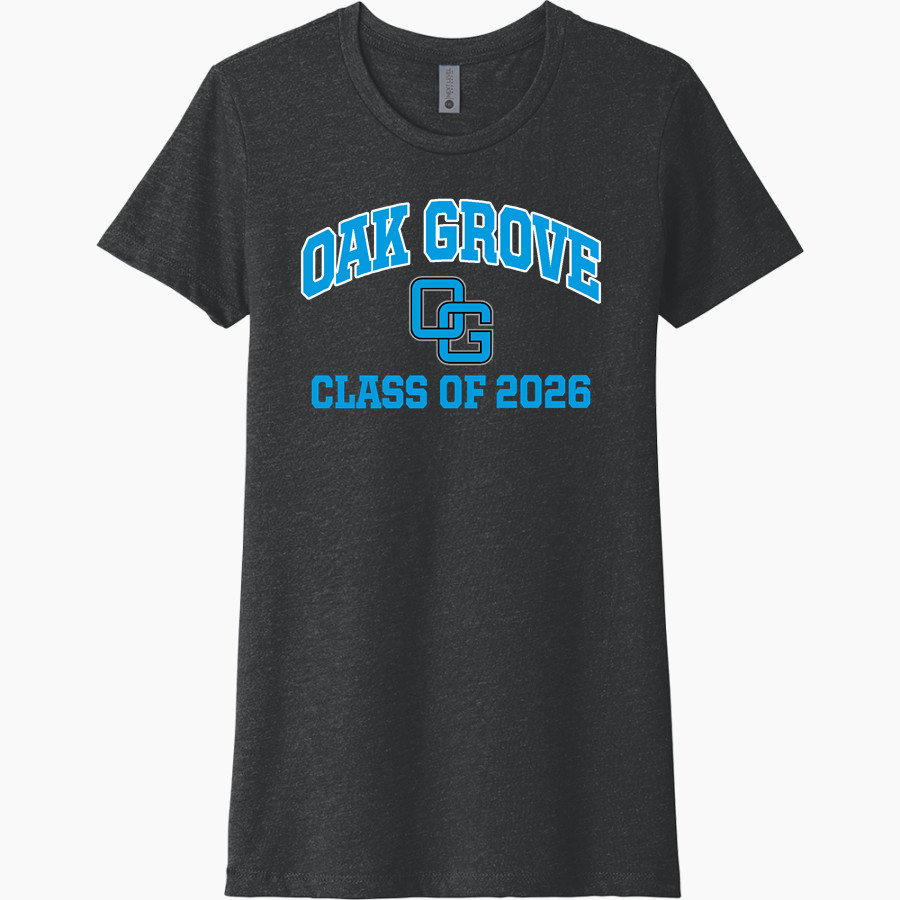 Oak Grove Grizzlies <span class="pdp-name-mascot">Oak Grove Grizzlies</span> Next Level Women's CVC Tee