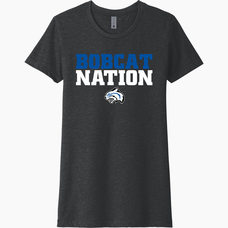 Blue Hill Bobcats <span class="pdp-name-mascot">Blue Hill Community School District Bobcats</span> Next Level Women's CVC Tee