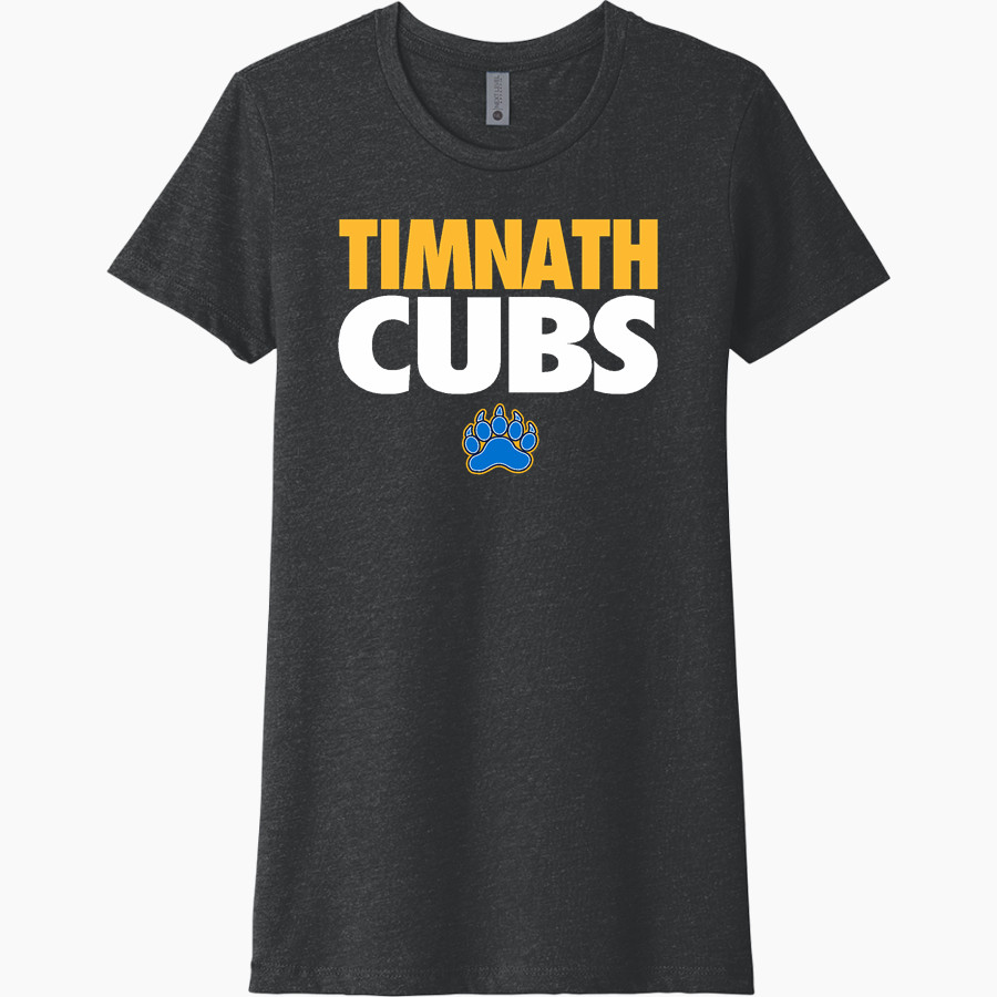 Timnath High School Cubs Next Level Women's CVC Tee