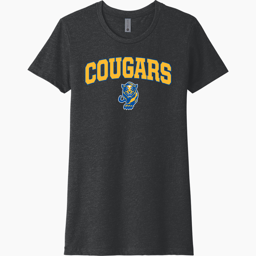 Greenfield Central Cougars Online Store <span class="pdp-name-mascot">Greenfield-Central Cougars</span> Next Level Women's CVC Tee