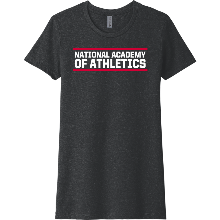 NATIONAL ACADEMY OF ATHLETICS <span class="pdp-name-mascot">NATIONAL ACADEMY OF ATHLETICS</span> Next Level Apparel Women's CVC Tee