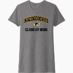 NACOGDOCHES HIGH SCHOOL DRAGONS <span class="pdp-name-mascot">NACOGDOCHES DRAGONS</span> Next Level Women's CVC Tee Front Thumbnail